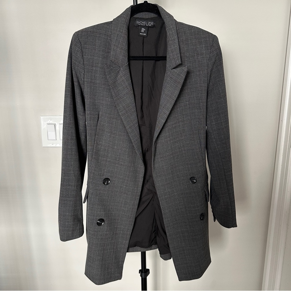 Rachel Zoe Plaid Blazer